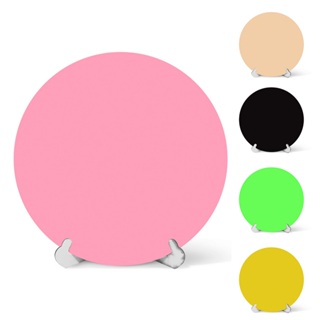 Painel Redondo Mesa Cores Lisas Tecido Elástico 50×50Cm em Oferta na Shopee