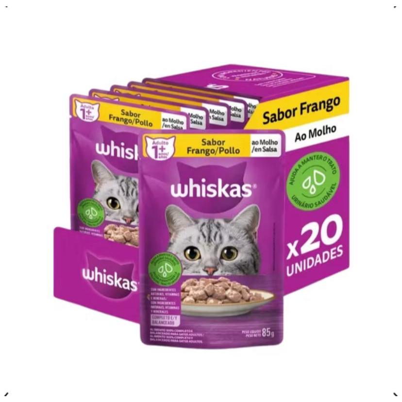 Kit Petiscos e Sachês para Gatos – Churu Inaba + Whiskas + Optimum Sabores Variados CARNE, FRANGO, SALMÃO E FRANGO em Oferta na Shopee