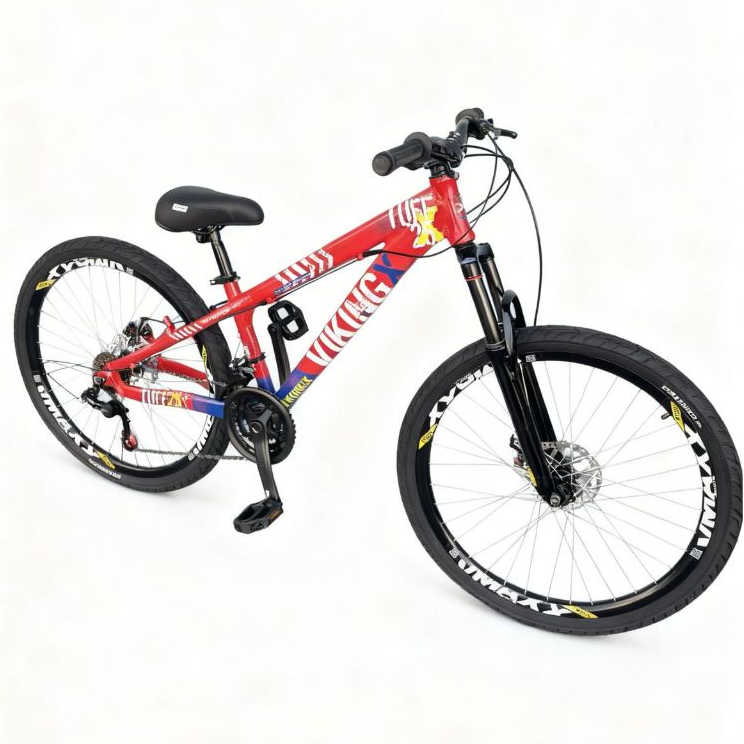 Bicicleta Vikingx Tuff-x25 Aro 26 Freio A Disco 21 Velocidades Catraca Barulhenta