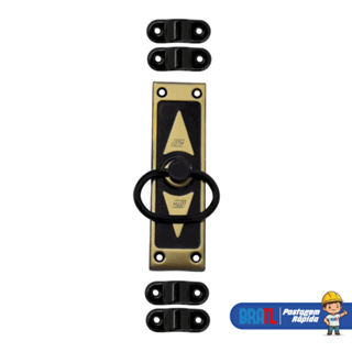 Cremona Retangular para Janela com 4 Guias | Loth – Fecho para Janela em Oferta na Shopee