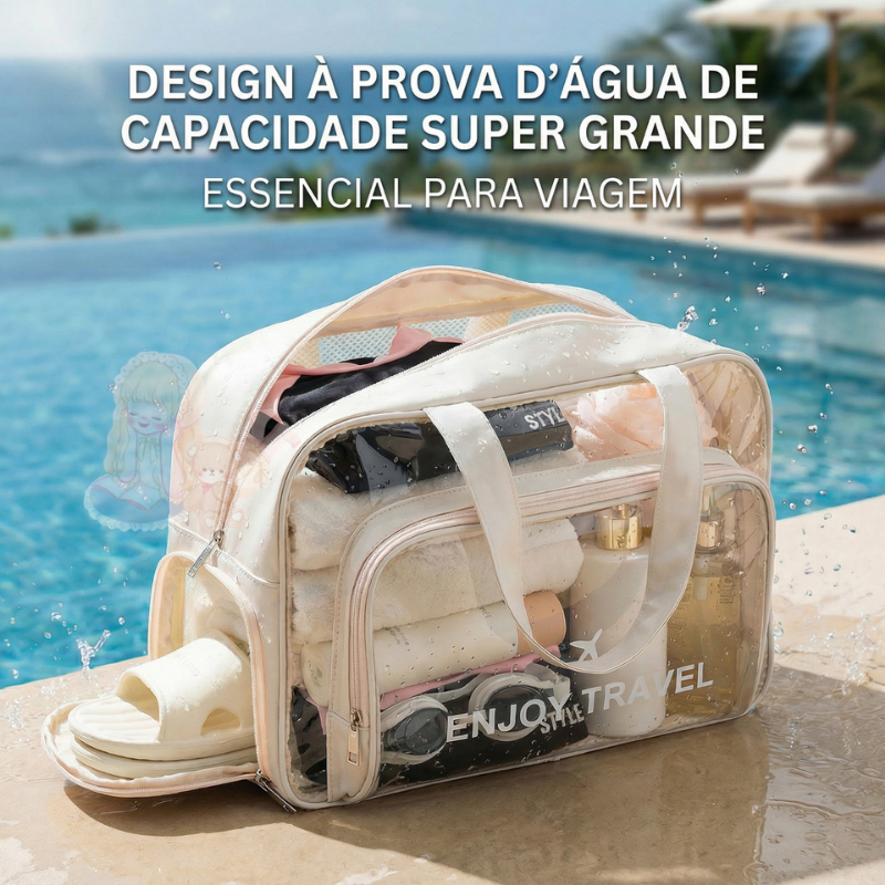 Bolsa de viagem de praia, natação, fitness, multifuncional, Grande capacidade em Oferta na Shopee