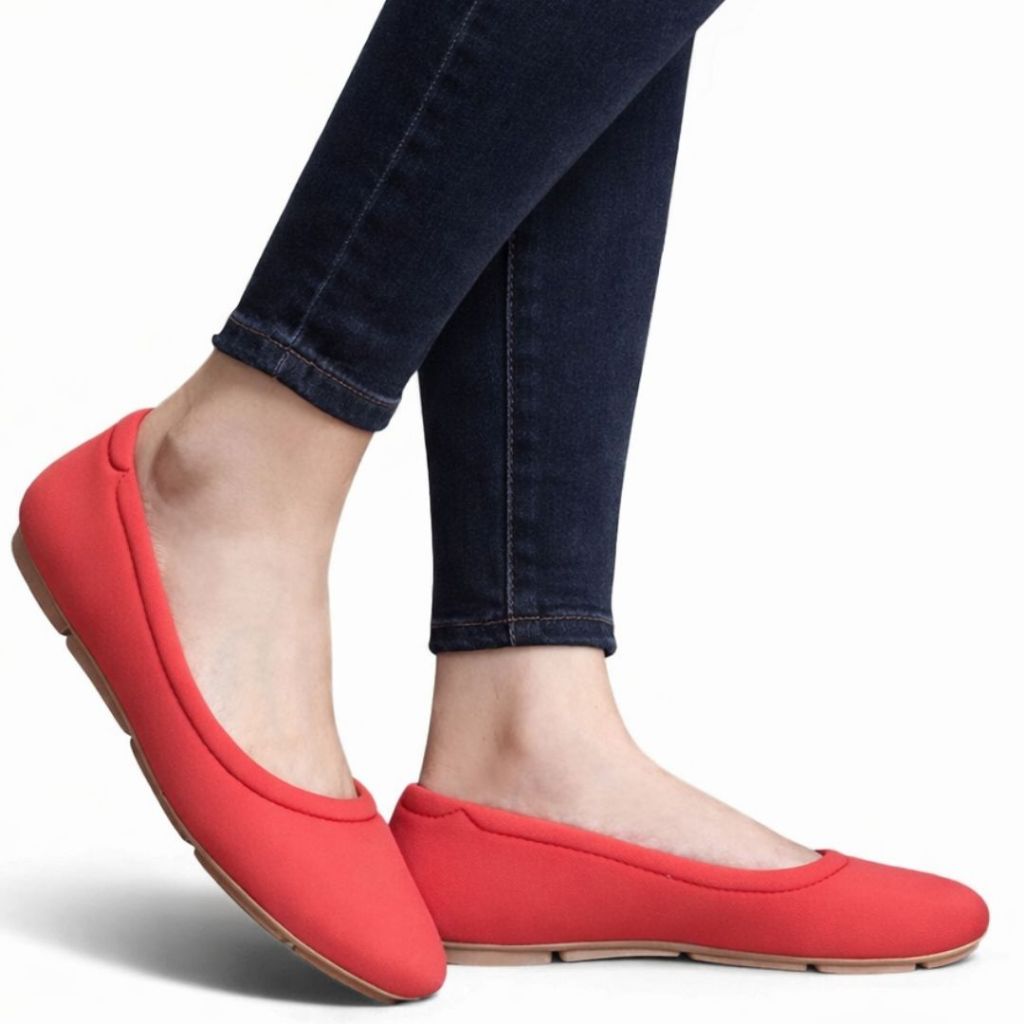 Sapatilha Feminina Bico Redondo Anatômica Lycra Comfortflex 2463421