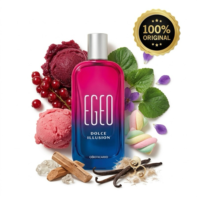 Egeo Dolce Illusion 90ml O Boticário Original Perfume Doce Gourmand Marshmallow