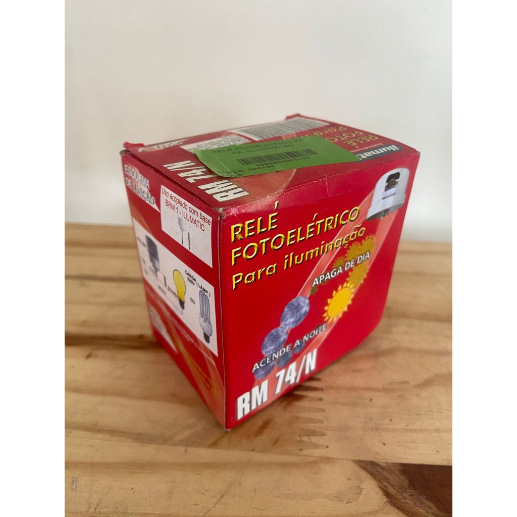 RELÉ FOTOELETRICO PARA ILUMINAÇÃO RM 74/N ILUMATIC ***ENVIO IMEDIATO***