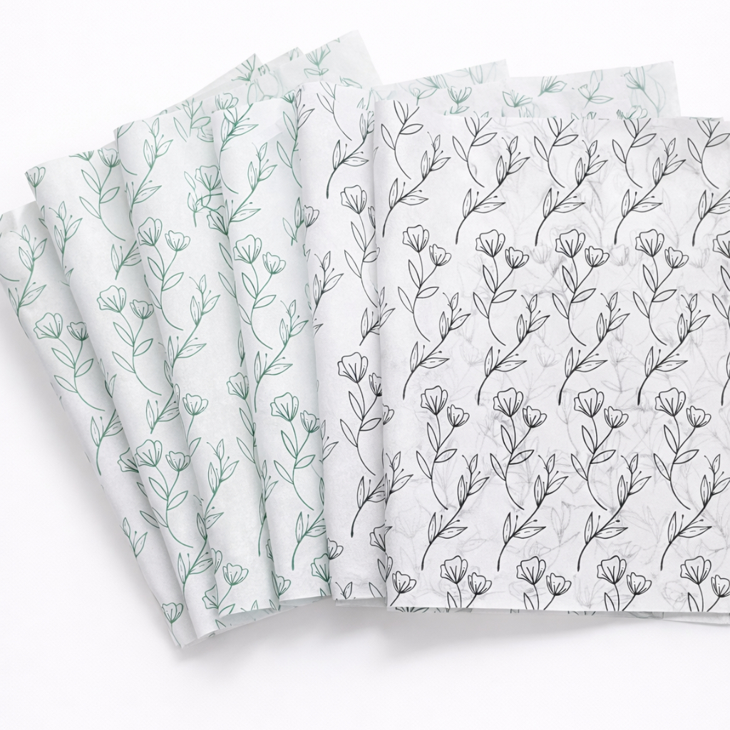 Papel Seda Estampa Flor 100 Folhas Tamanhos 30x50 30x70 50x70cm Artesanato Presente Papelaria Floral