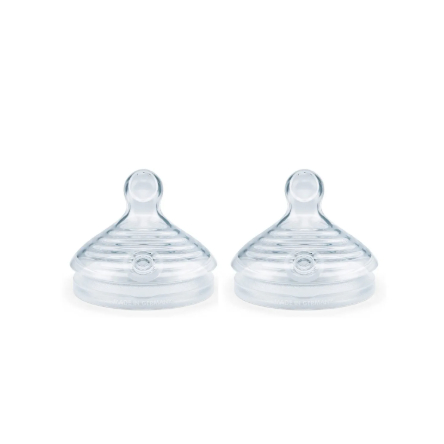 Kit 2 Bicos de Mamadeiras Smart Flow Líquidos Ralos 0m+ NUK