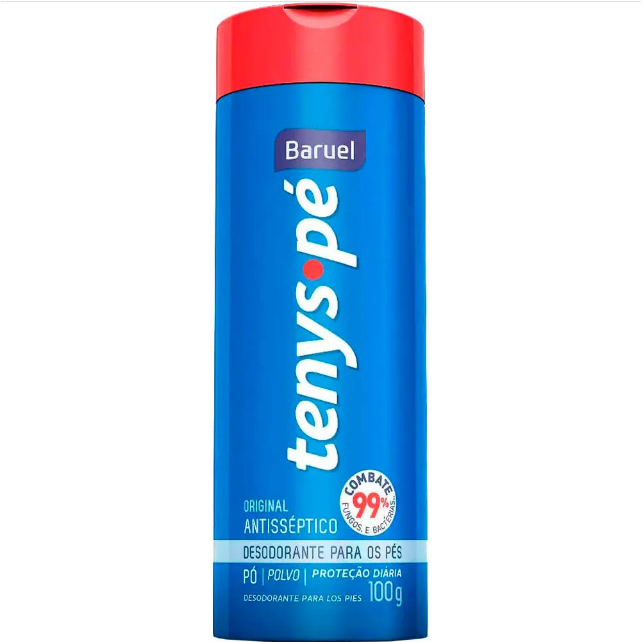 Talco Tenys Pé Tradicional 100g Baruel em Oferta na Shopee