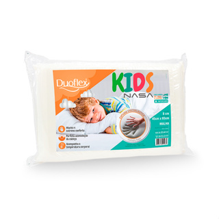 Travesseiro Duoflex Kids Baby Viscoelástico 45x65CM em Oferta na Shopee
