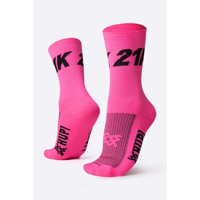 Meia HUPI 21K Rosa - LT para pés menores 34-38