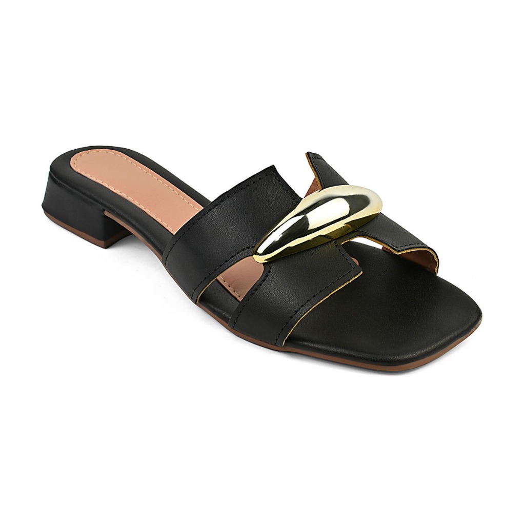 Tamanco em Formato de H com Abs Formato de Lesma Salto Baixo em Oferta na Shopee