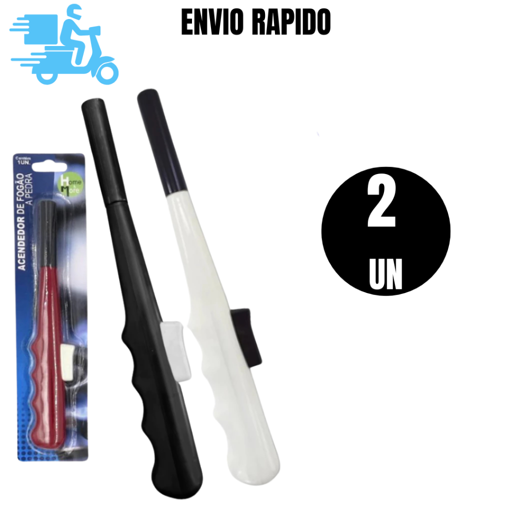 Variação 2 e 1 Unidade de Acendedor de Fogão a Pedra Manual  Isqueiro para Fogão