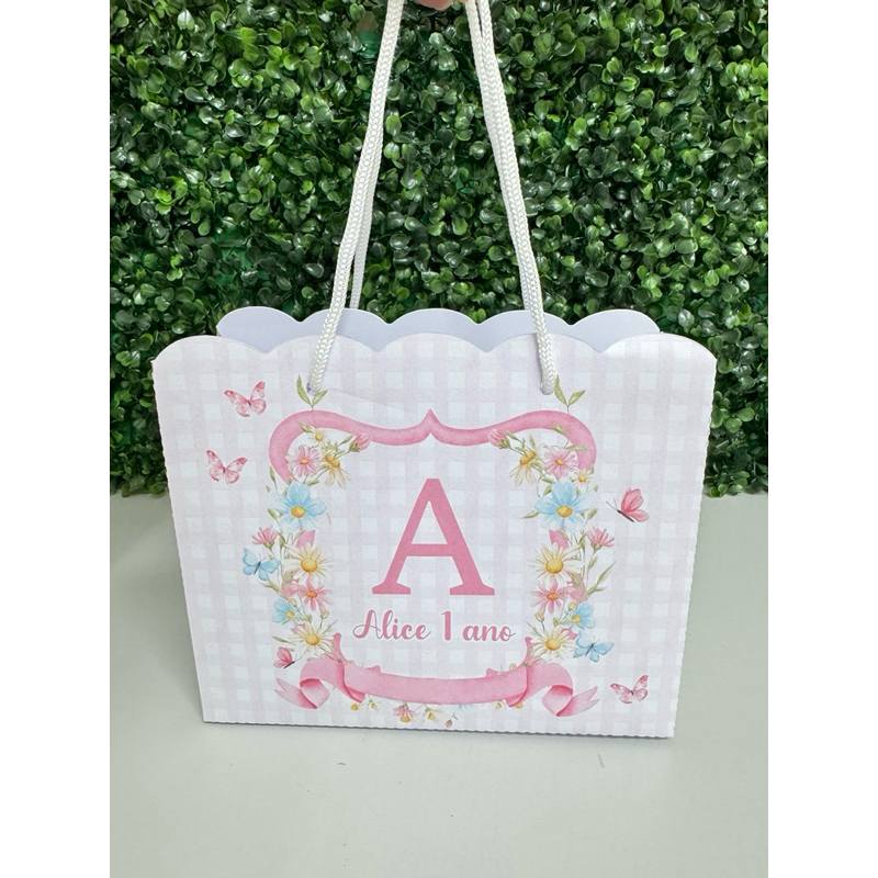 SACOLINHA JARDIM/ SACOLINHA BORBOLETAS/ Pegue e monte/ envio rápido/ aniversário/personalizados jardim das borboletas