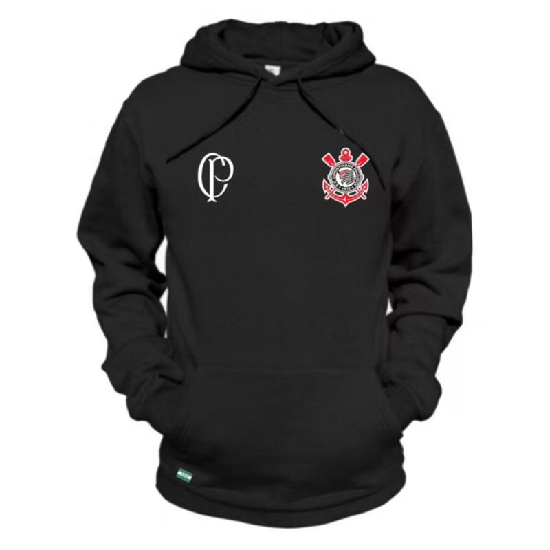 Moletom Corinthians Unissex Masculino Feminino Infantil Blusa de Frio Time 100% Algodão Timão
