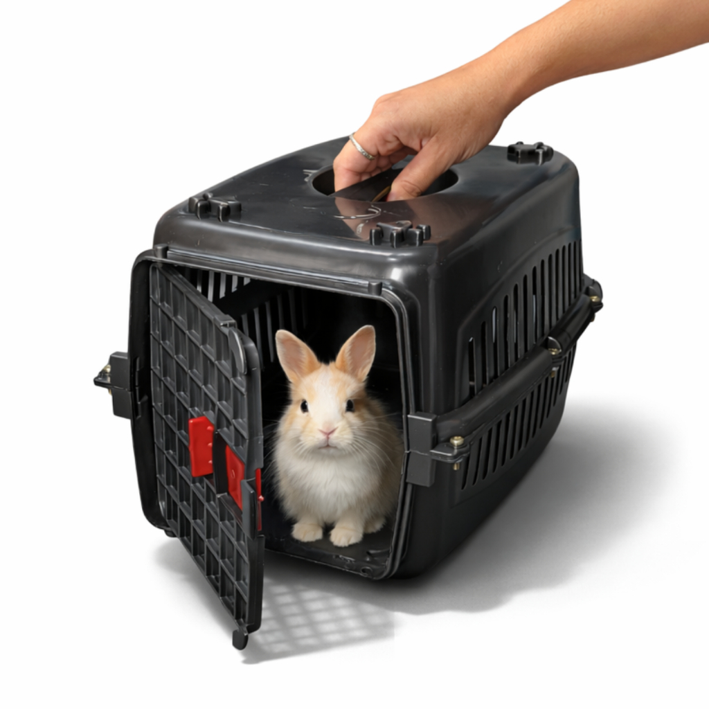 Caixa de Transporte N1 Pequena Pet Transportadora Caixinha Para Coelhos, Roedores, Calopsitas