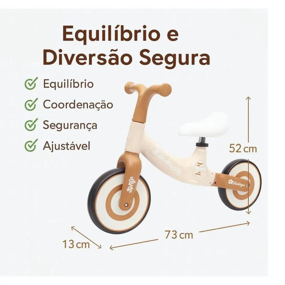 Bicicleta De Equilíbrio Infantil Sem Pedal Equilibrium Baby Aprender Andar Promoção