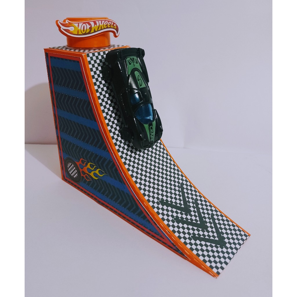 Tubete 3D Hot Wheels para Lembrancinha de Festa