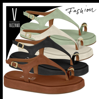 Sandália Papete Vizzano Flatform Feminina Asa Delta Anel de Dedo Plataforma Napa Confortável em Oferta na Shopee