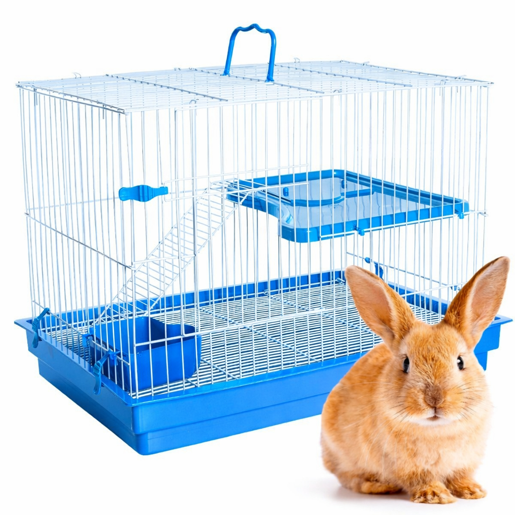 Gaiola Coelho Chinchila Porquinho Da India Com Andar Grande