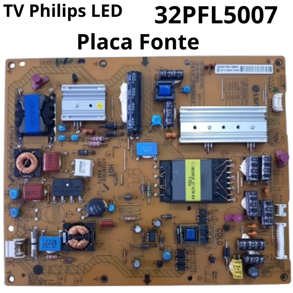 3197 Placa Fonte para tv Philips LED Modelo: 32PFL5007