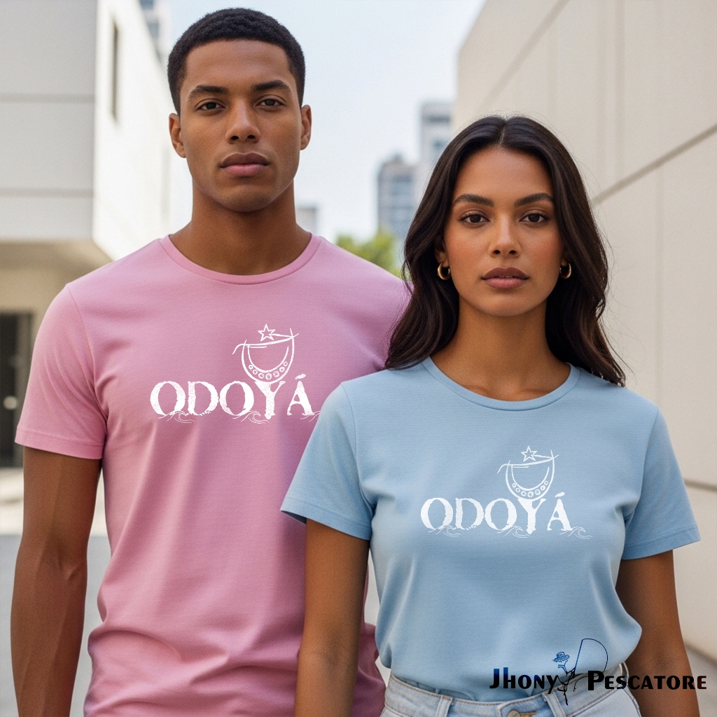 Camiseta Iemanjá Masculina Feminina – Algodão 30.1, saudaçao Odoyá, Rainha do Mar Umbanda Candomblé em Oferta na Shopee