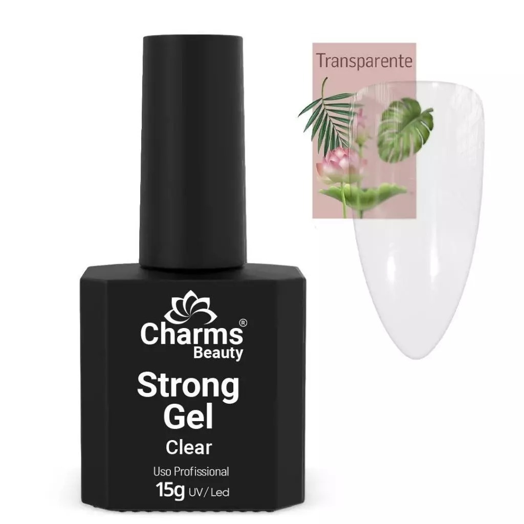 Strong Gel Clear (transparente) Charms Beauty