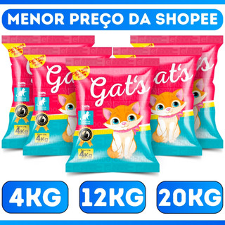 5 Areia de Gato Pacotes de Areia Sanitária Antiodor Tira Cheiro Gatos Natural Tradicional
