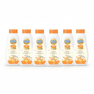 6x Talco Infantil Pom Pom 200g em Oferta na Shopee
