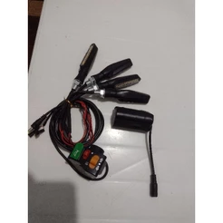 Buzina de bicicleta, moto, motorizada, bicicleta simples, bateria 12v com placa BMS recarregável.