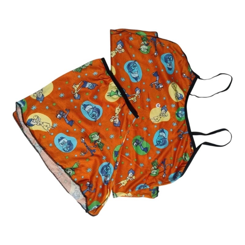 Pijama Infantil Tam M Conjunto Blusa e Short Estampado Confortável