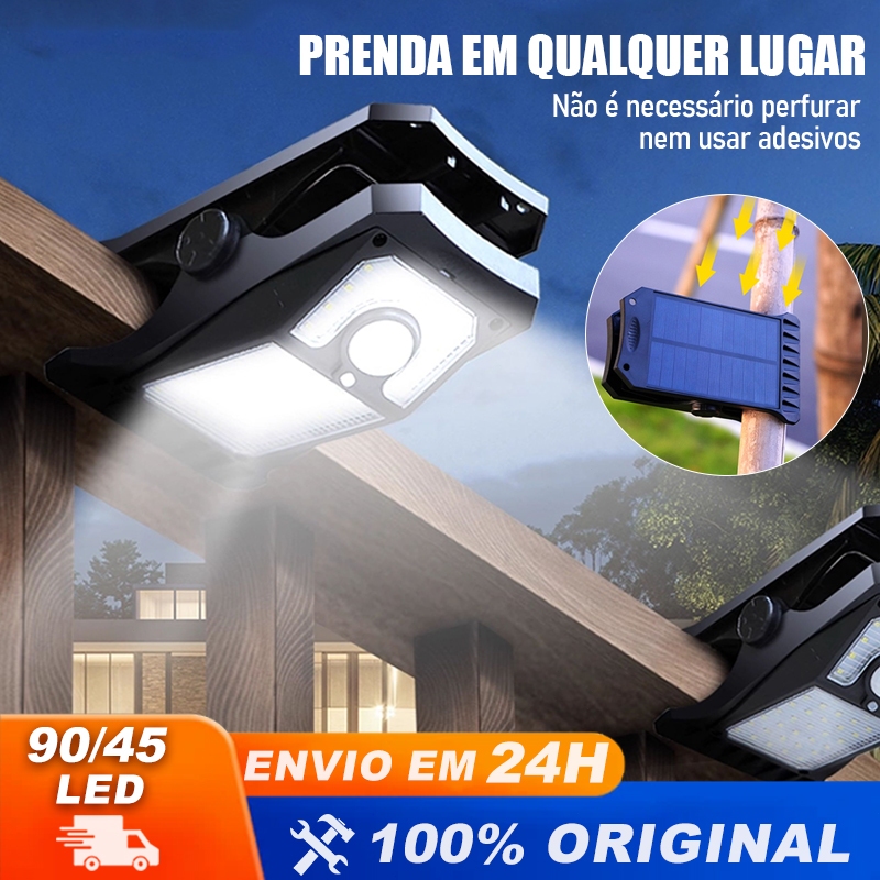 LED Solar Jardim Ao Ar Livre Luzes Clipe Luz À Prova Dwaterproof Água Sensor De Movimento Lâmpada Acampamento Recar