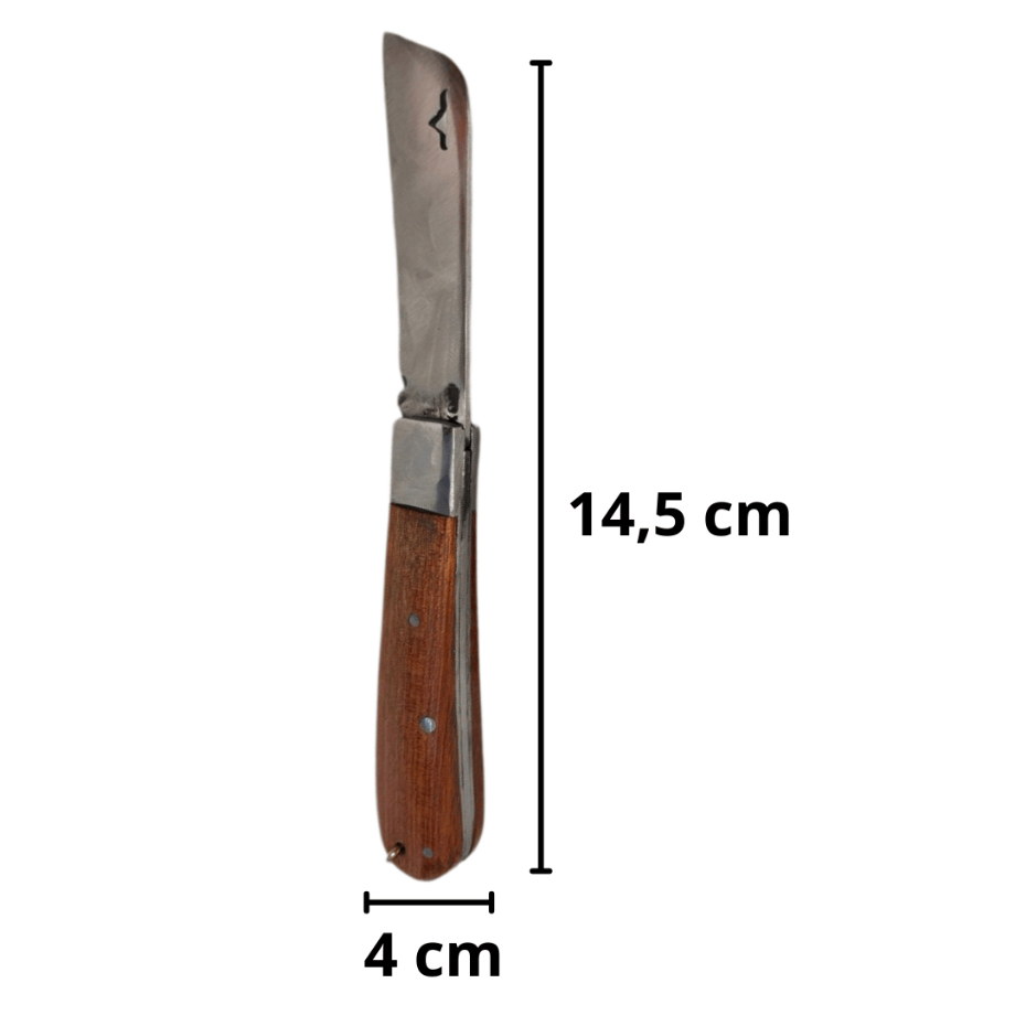 Kit Canivete com Capa Cinto Country em Couro Legítimo Aço Inox — imagem 2 de 2