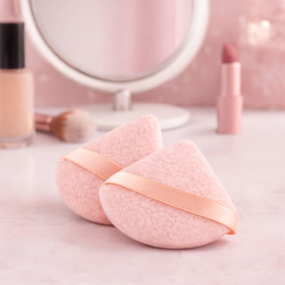 Esponja Para Maquiagem Profissional Kit 2 Unidades Aplicador Para Base Lavável- QBela Manuela