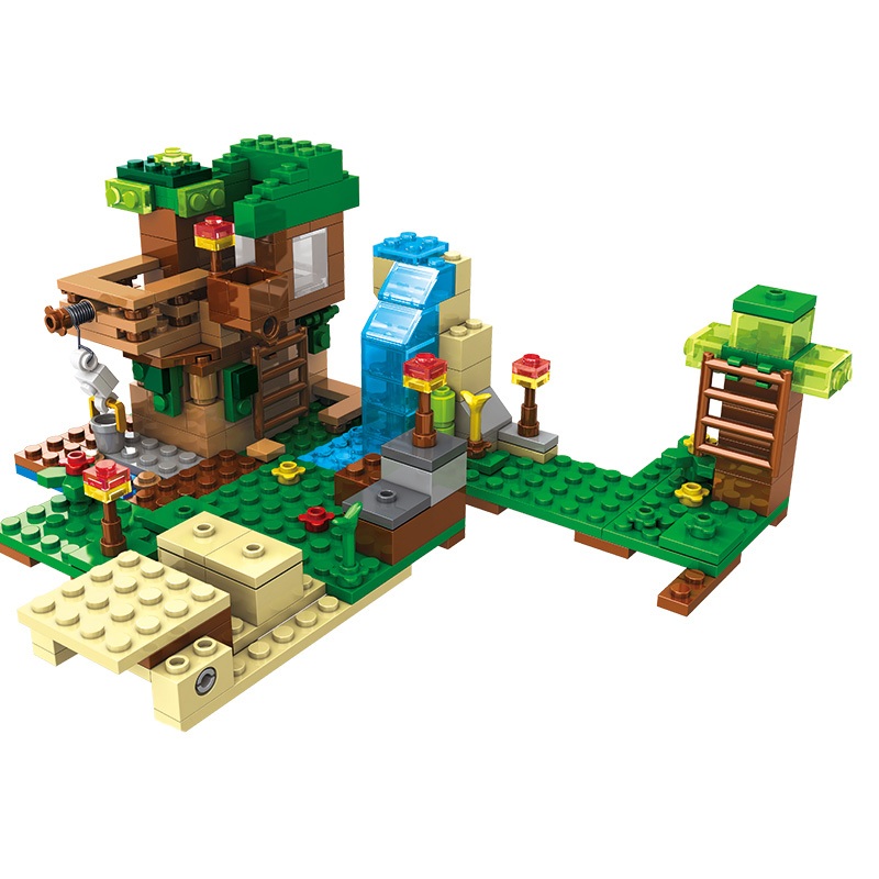 Bloco de Montar Vilarejo Craft Brinquedo 420 pçs - 8801