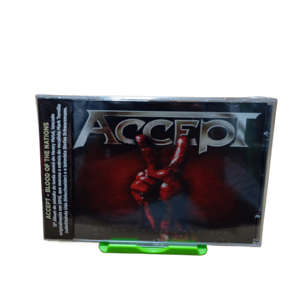 Cd Accept*/blood Of The Nations - Álbum Físico Rock