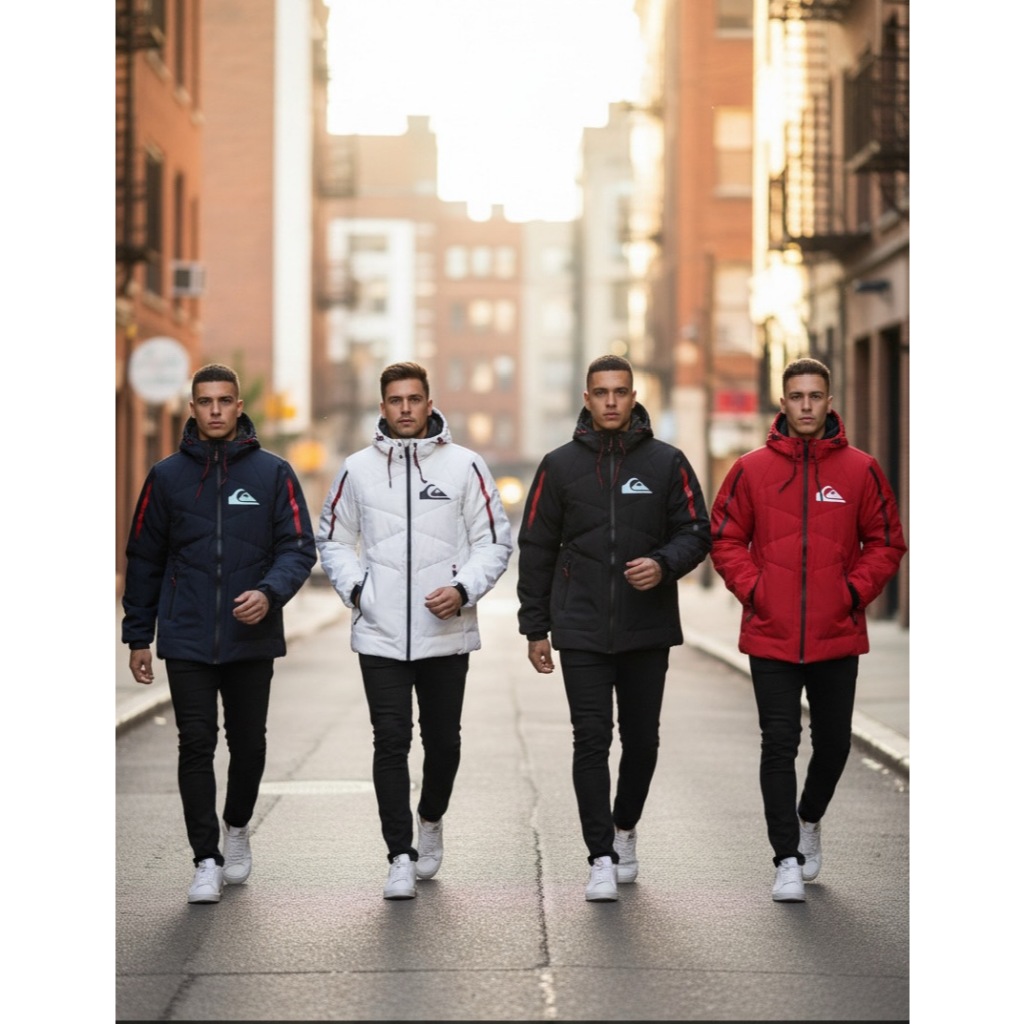 Bobojaco Masculino Quiksilver Casaco Jaqueta Inverno Frio Estilosa Confortável Promoção