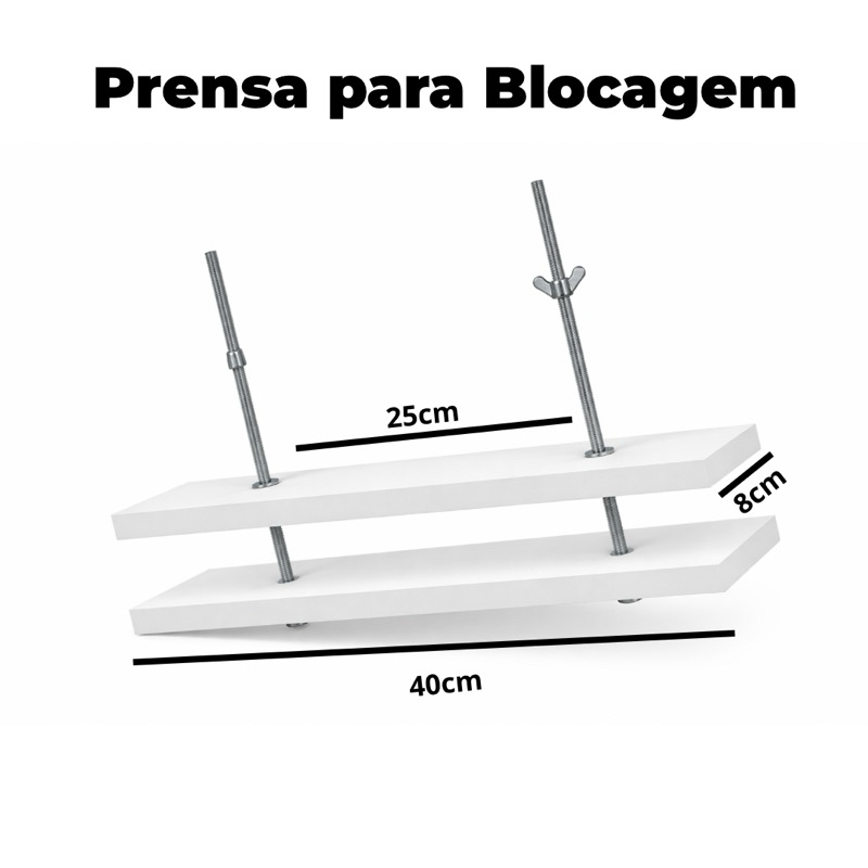 Prensa para Blocagem A5 e A6