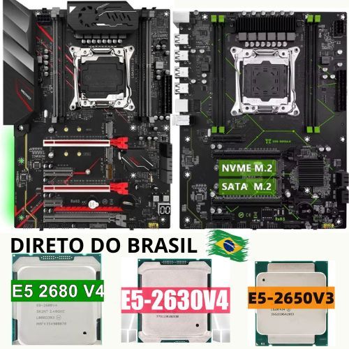 KIT XEON x99 MR9A UPGRADE GAMER PLACA MÃE + E5 2680 v4 E5 2630 V4 PROMOCÃO