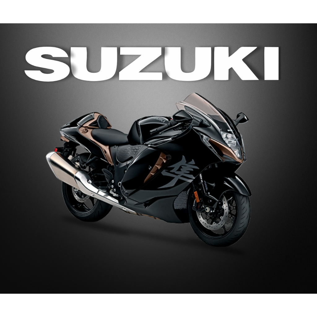 Par Adesivos Suzuki 30 x 4 CM tanque, café racer, moto custom, scrambler, Bobber