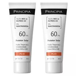 Principia Kit Duo c/ 2 Protetores Solares Faciais - PS-01 FPS 60
