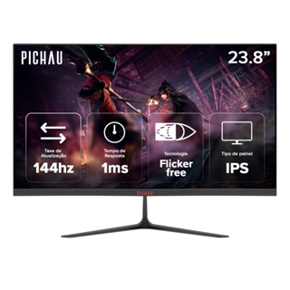 Monitor Gamer Pichau Athen V3 Neo, 23.8 Pol, IPS, FHD, 1ms, 144Hz, HDMI/VGA, PG-ATH24V3NEO-BL01 em Oferta na Shopee