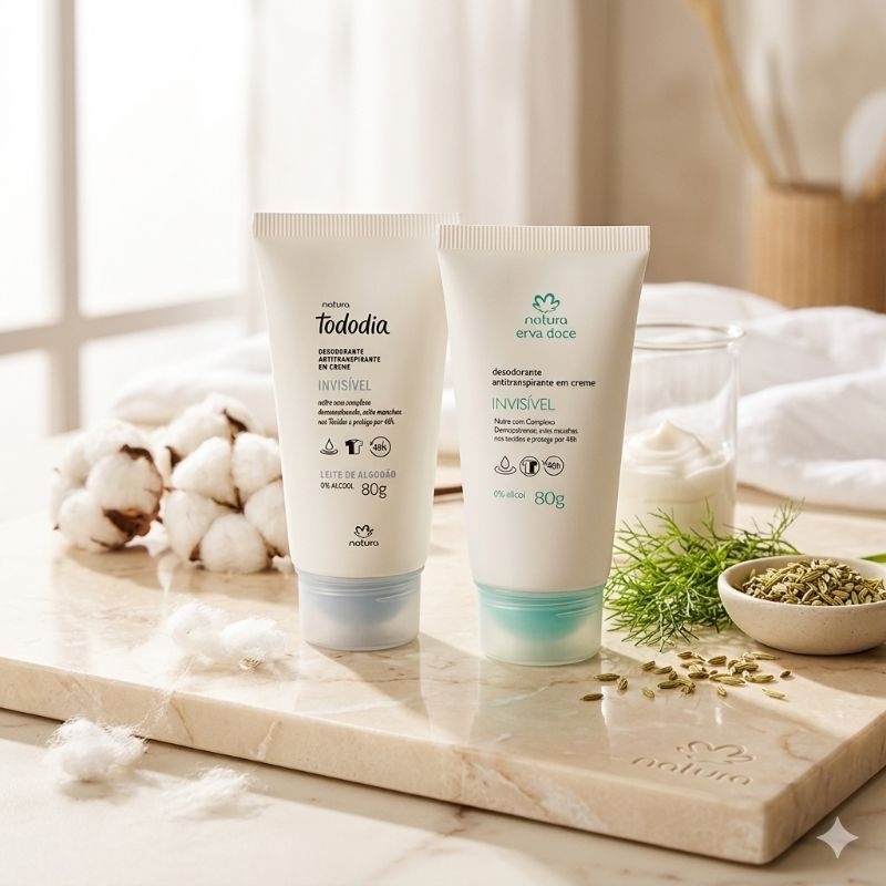Desodorante Algodão Erva Doce Natura Todo Dia 80g em Oferta na Shopee