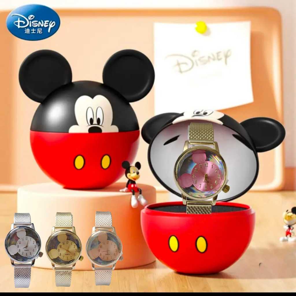 Relógio feminino MICKEY E MINNIE em Oferta na Shopee