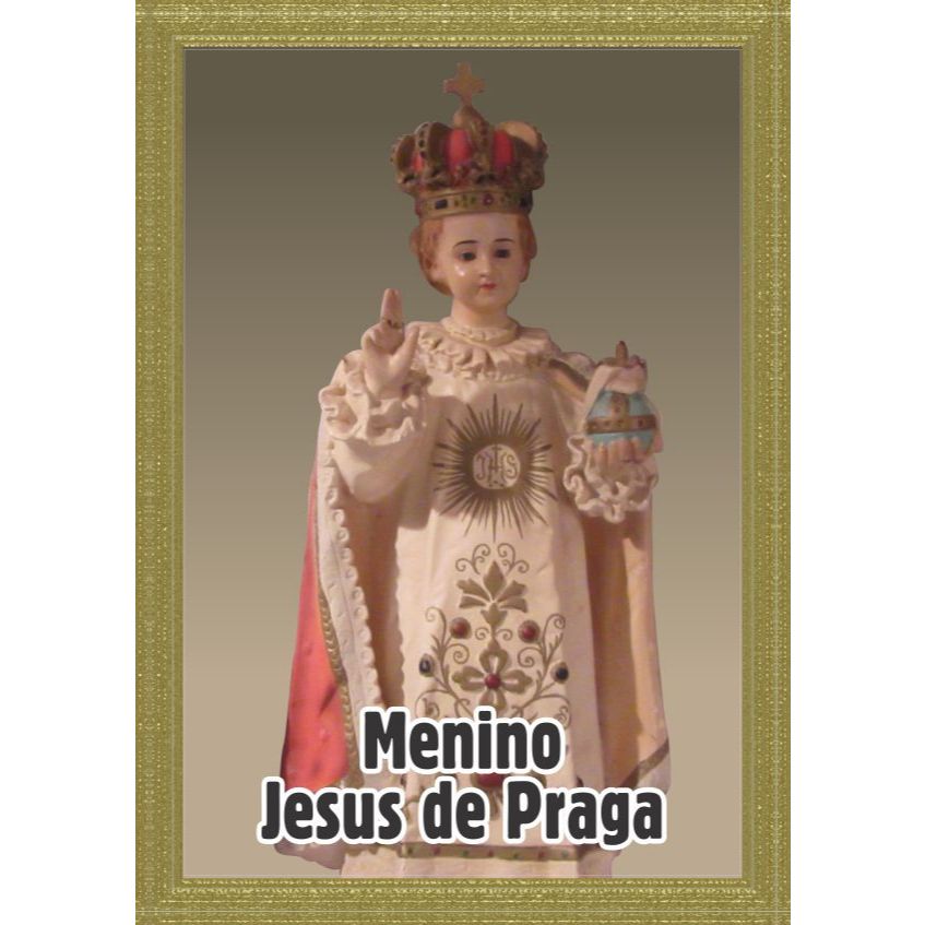 Santinho Menino Jesus de Praga