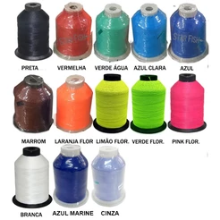 Linha para atar passador(enrolar passador) para vara de pesca