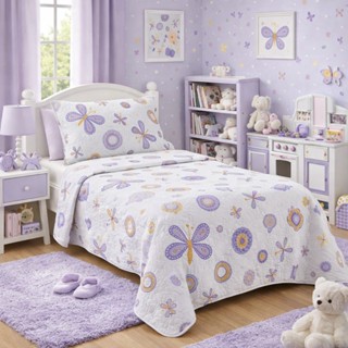 Kit Colcha Boutis Cobre Leito Solteiro Infantil Menina Menino Unissex 2 Peças em Oferta na Shopee