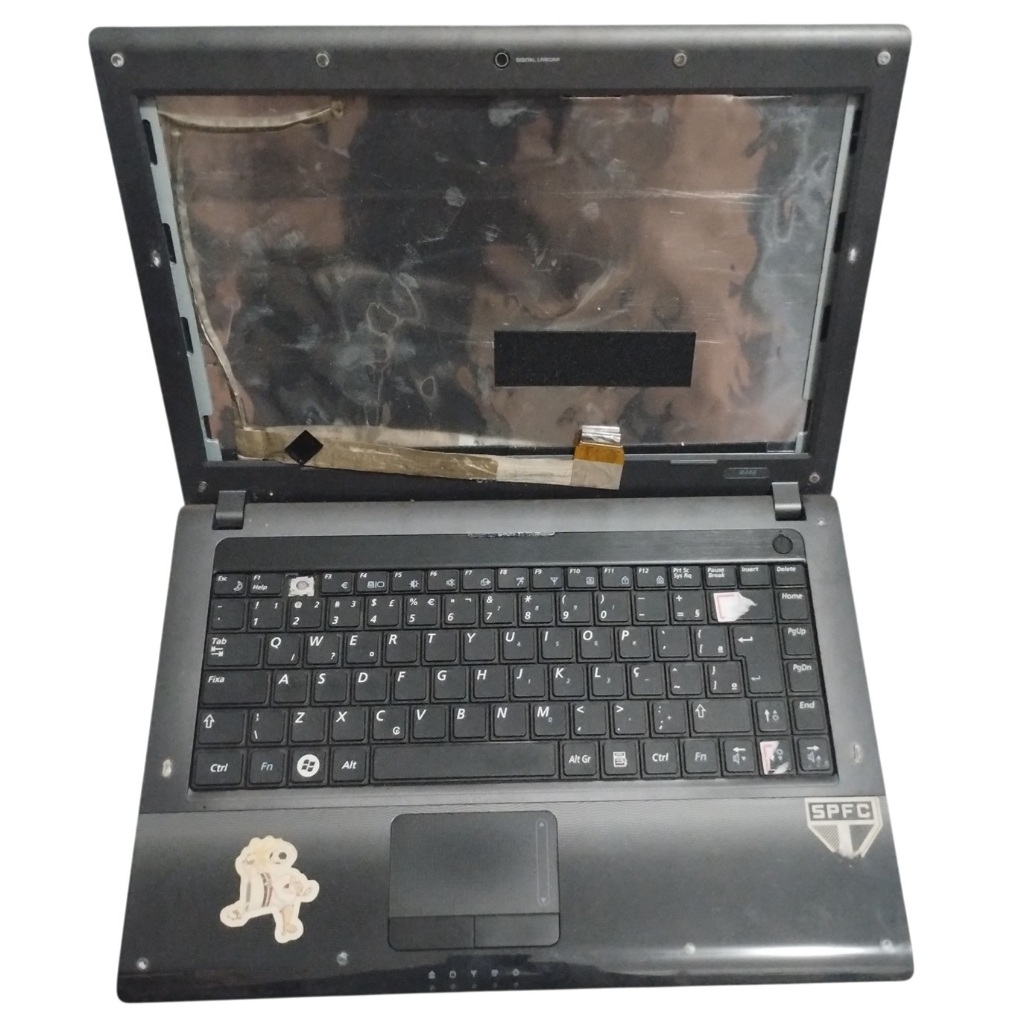 Sucata Samsung NP-R440L p/ Peças Carcaça Teclado I3