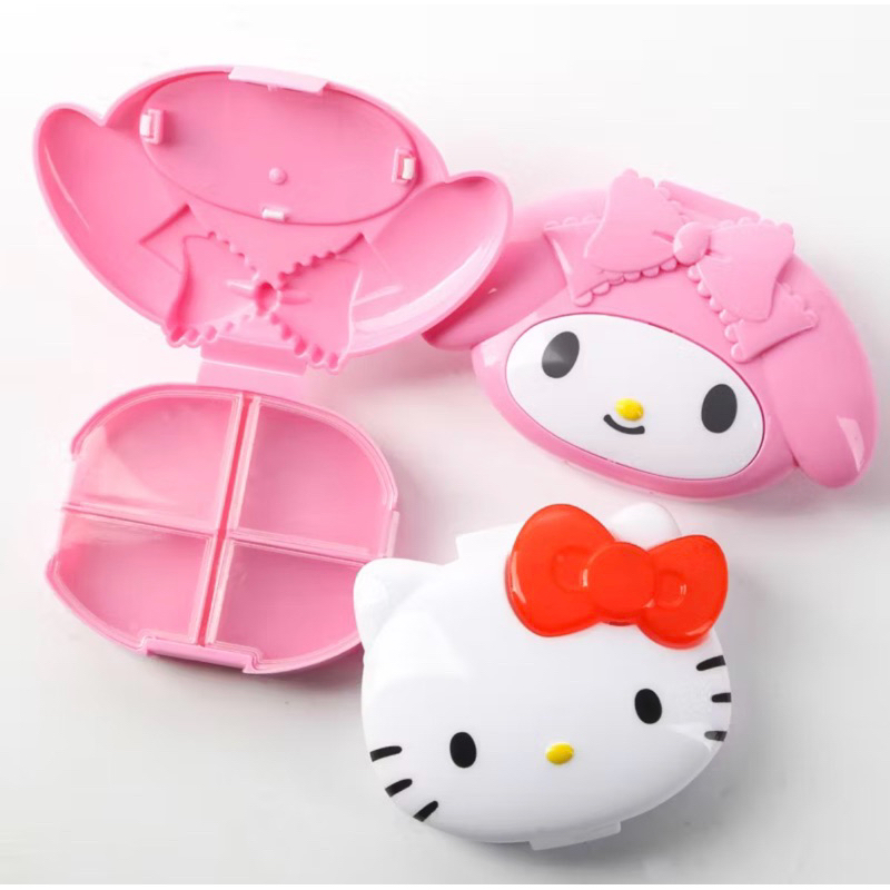 Porta Remedios Comprimidos Jóias Hello Kitty e My Melody Original Sanrio
