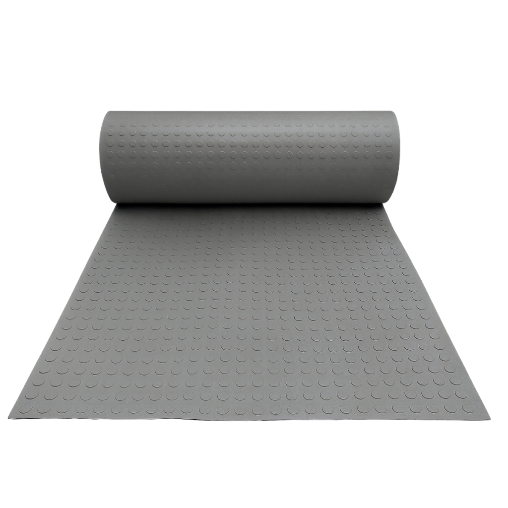 Piso Moeda Cinza 50cm x 1mt – Emborrachado – Estacionamento