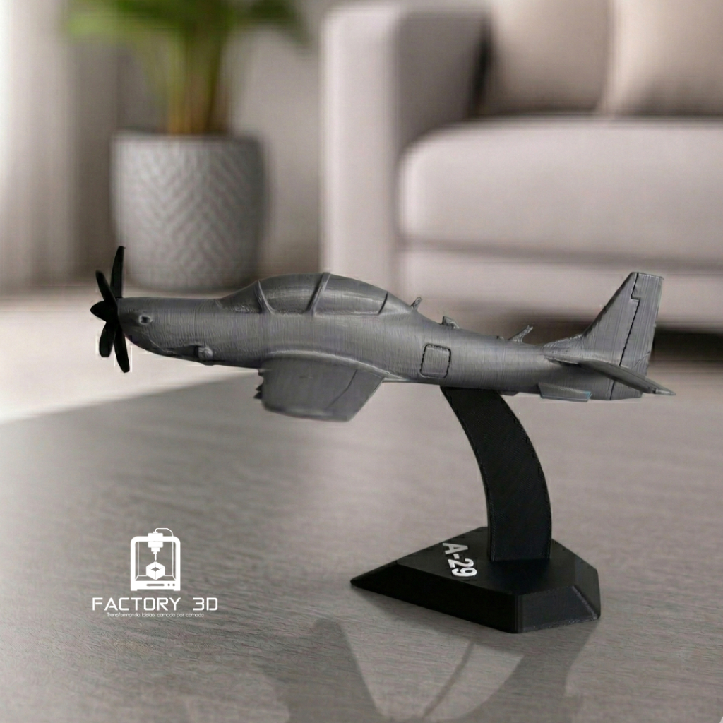 Avião Embraer A29 Super Tucano maquete