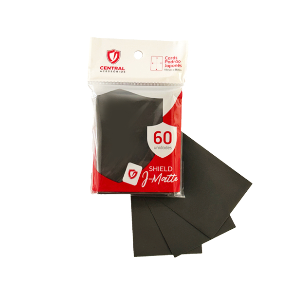 Sleeve Shield Matte Central 59x86mm Yu-Gi-Oh! e Vanguard - Protetores de Cartas
